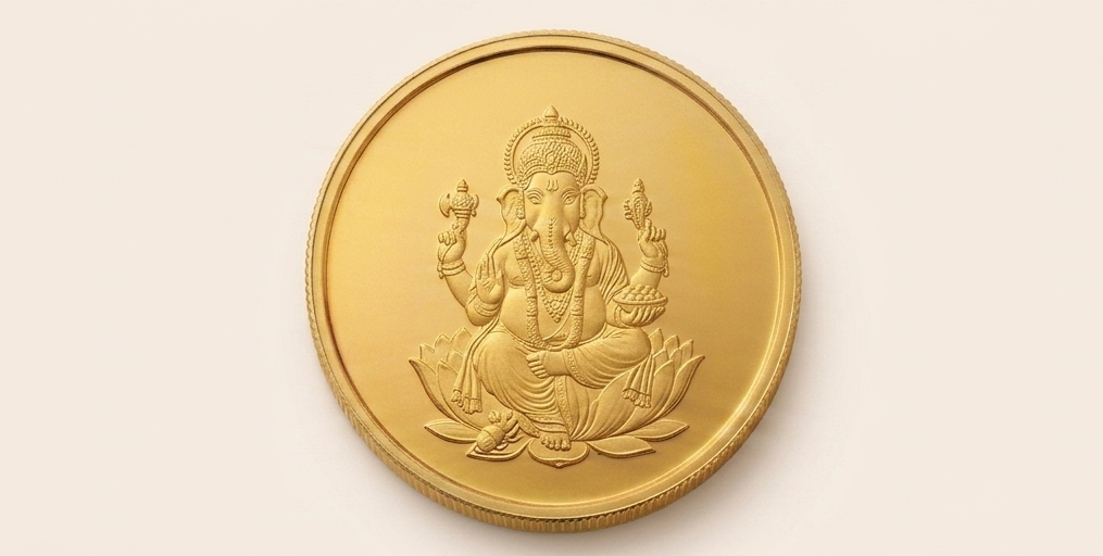 Ganesh Gold Coin 5g