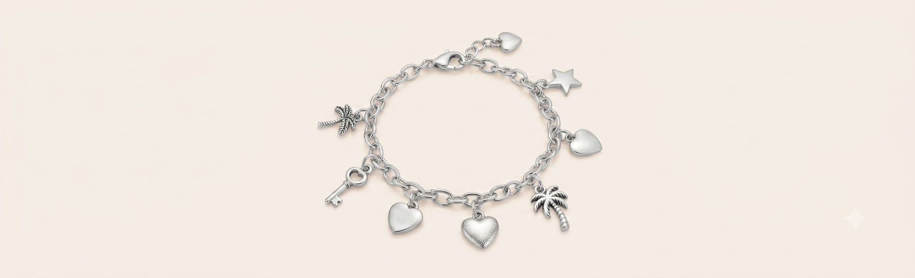 Silver Charm Bracelet