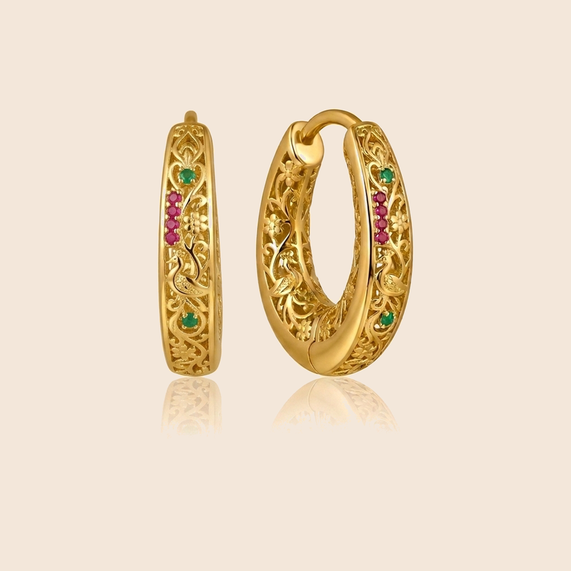 Gold Hoop Earrings