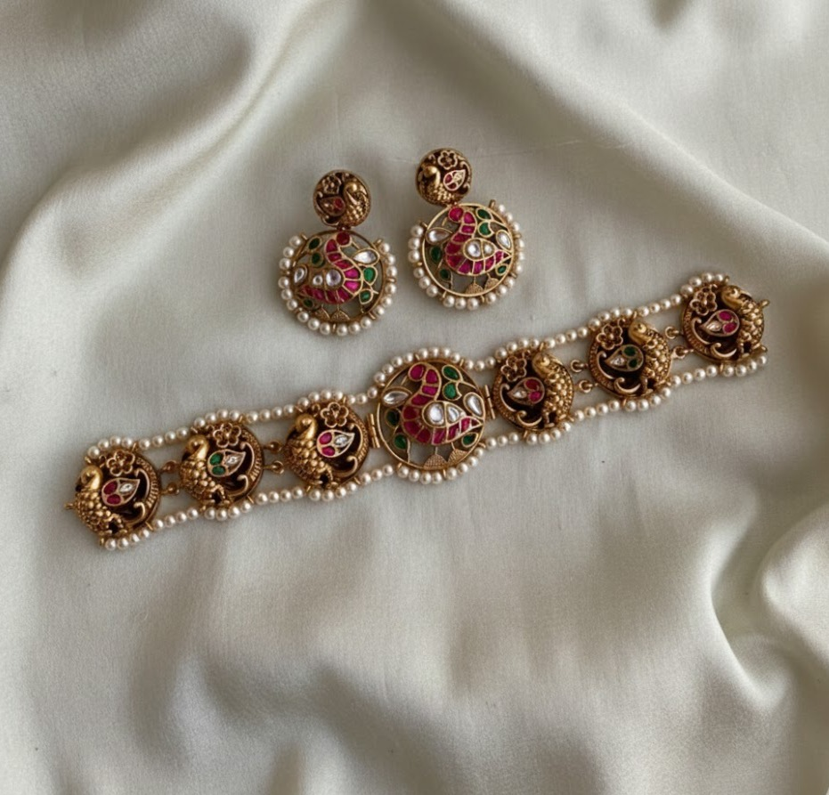 Flowers Choker Necklace