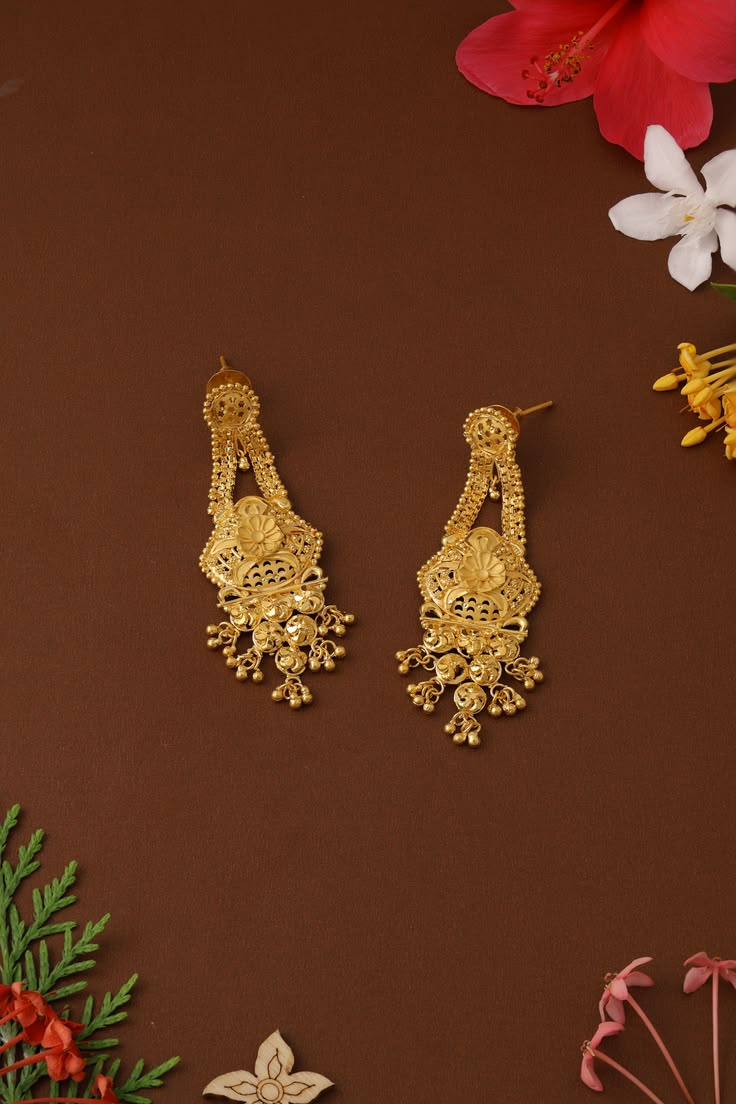Minimalist Gold Filigree Rani Haar — view 3