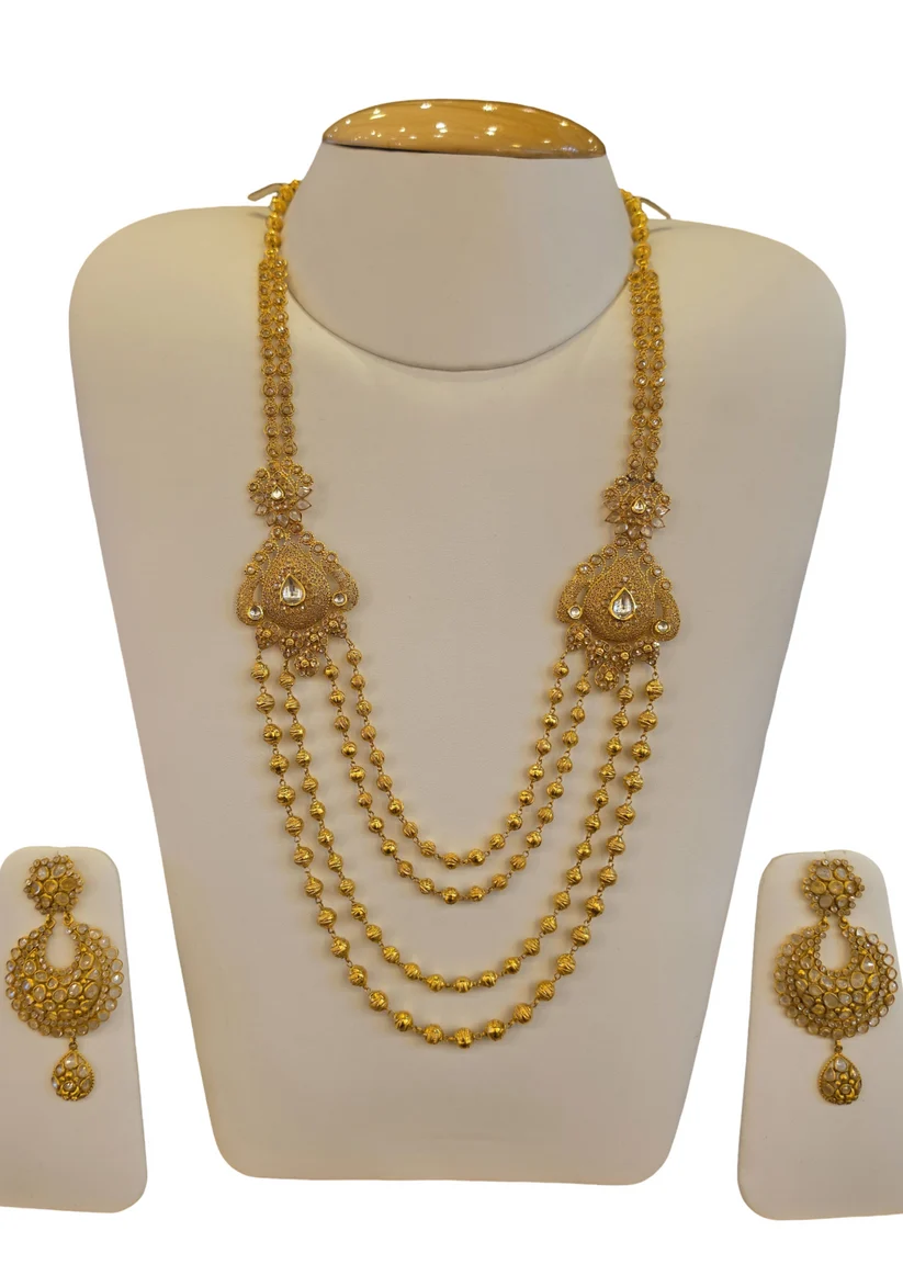 22K Gold Designer Ranihaar — view 2
