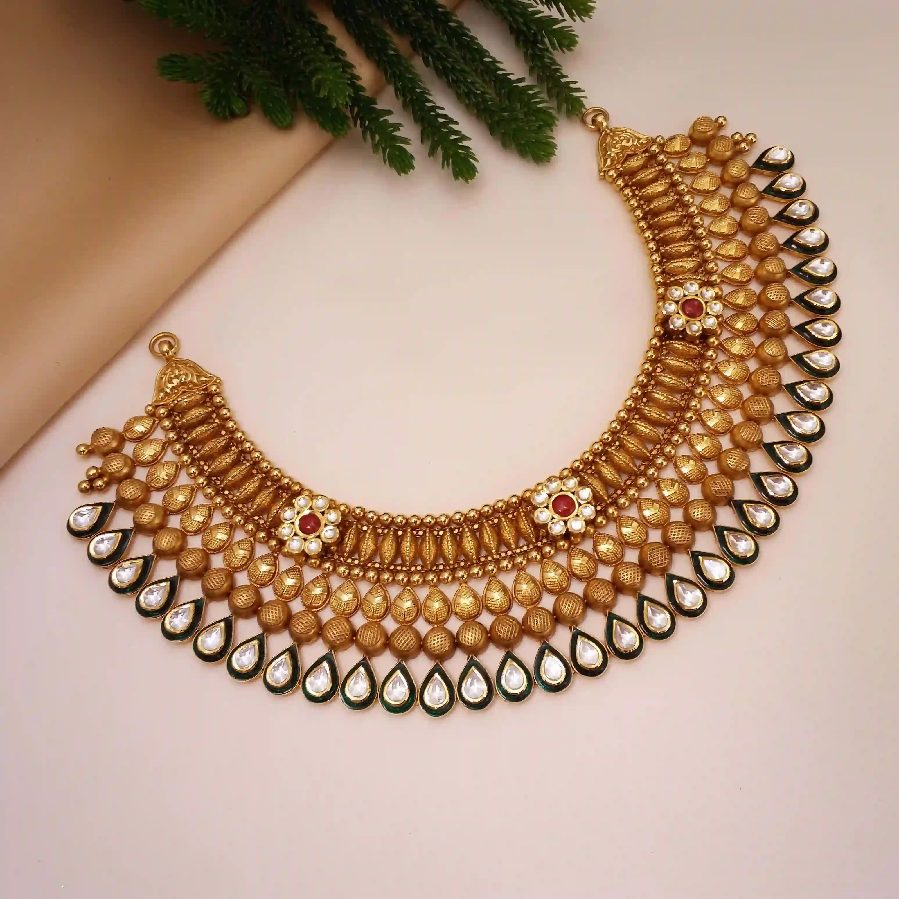 Geometric Art Deco Bib