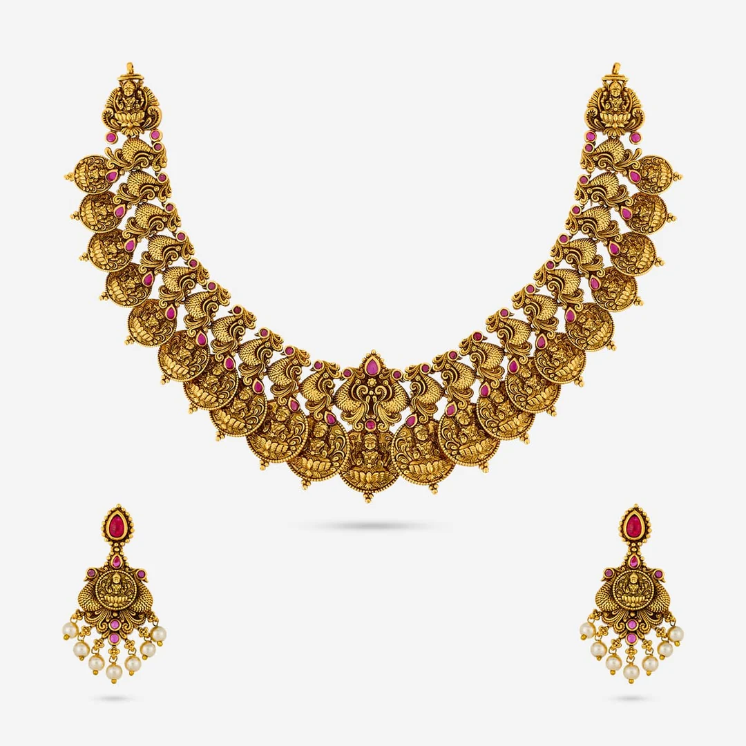 Nakshatra Kemp Stone Choker — view 2
