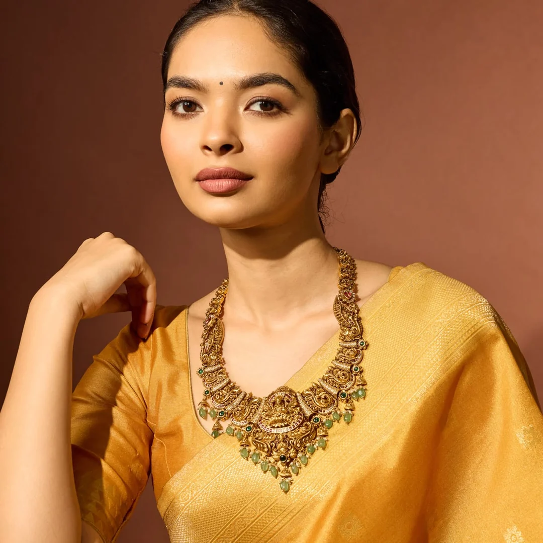 Mayura Peacock Temple Collar — view 3