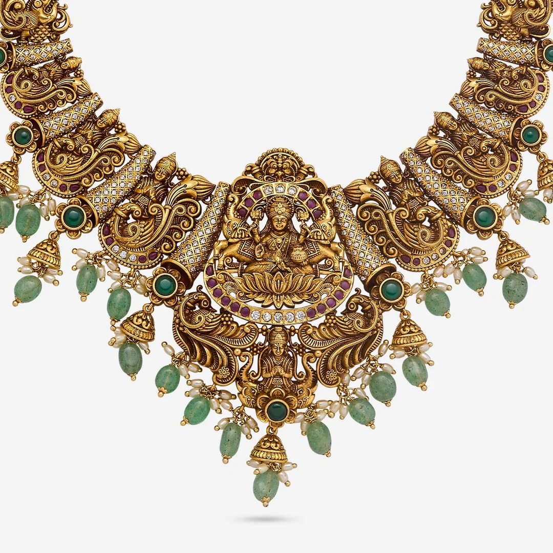 Mayura Peacock Temple Collar — view 5