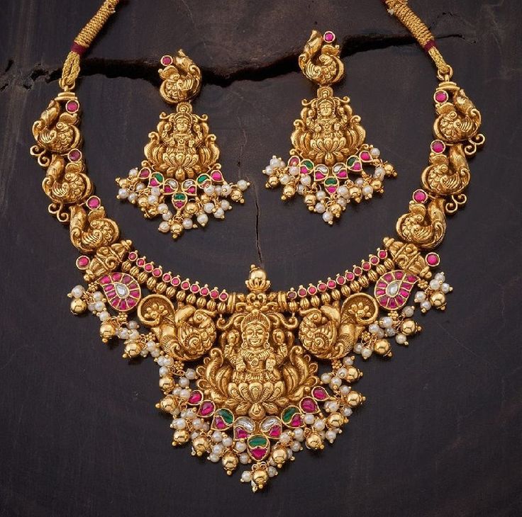 Lakshmi Temple and Antique Necklace