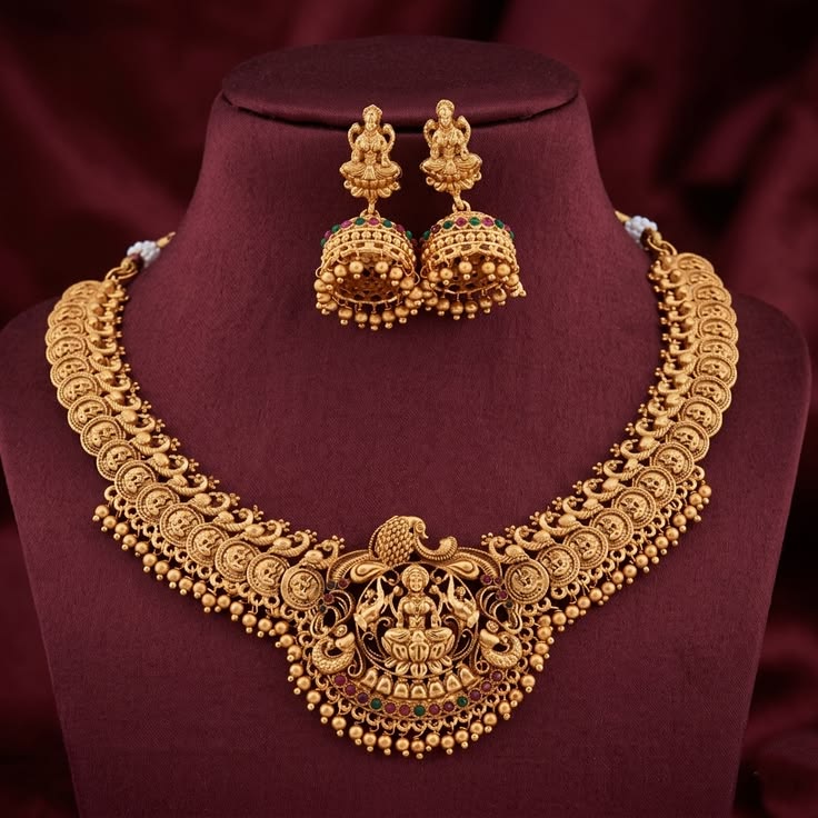 Mahalaxmi  Nakshi Work Necklace