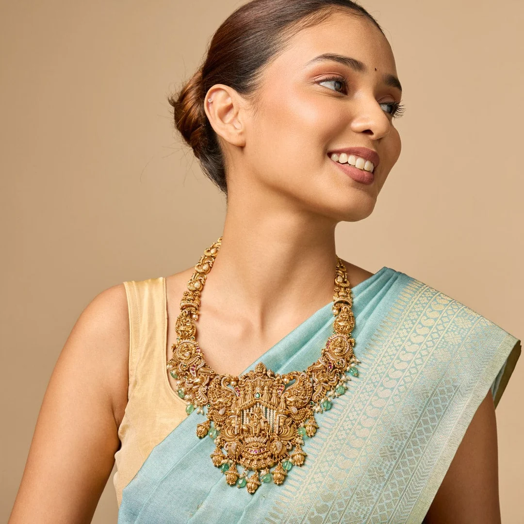 Swarna Pushpa Kempu Mala — view 2