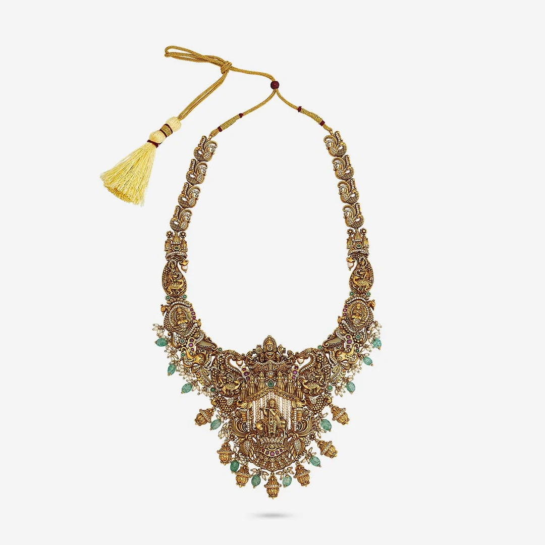 Swarna Pushpa Kempu Mala — view 3
