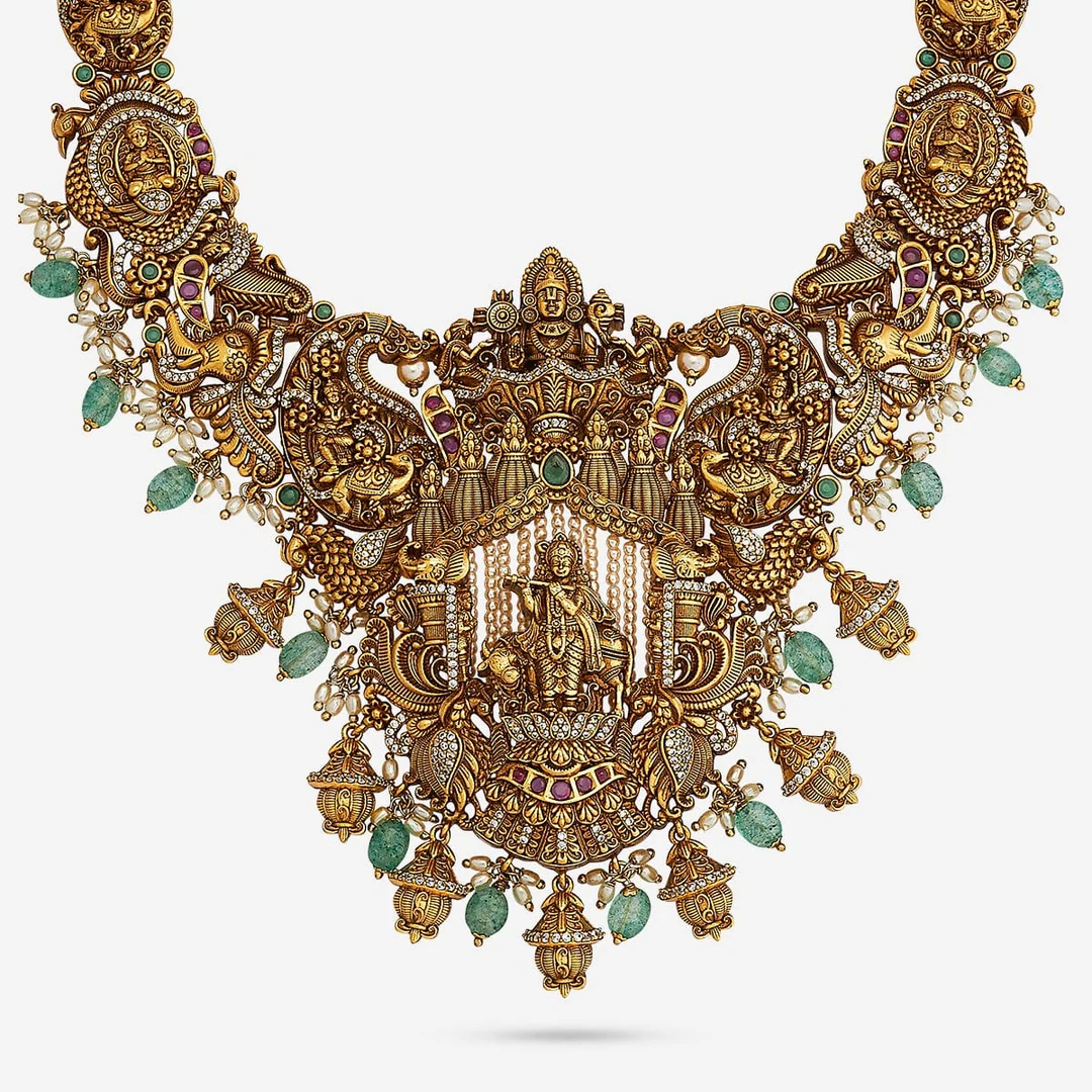 Swarna Pushpa Kempu Mala — view 5