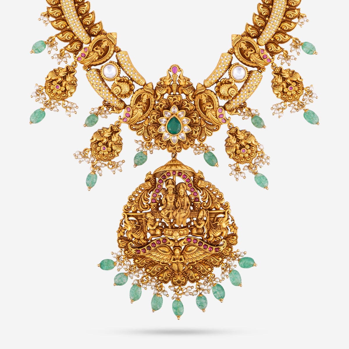 Swarna Pushpa Kempu Mala — view 5