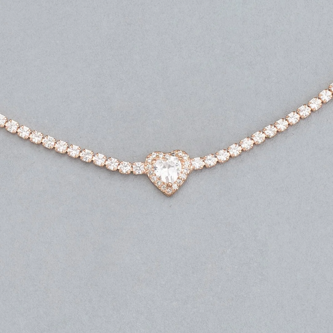 Single Diamond-Cut Solitaire Chain — view 2