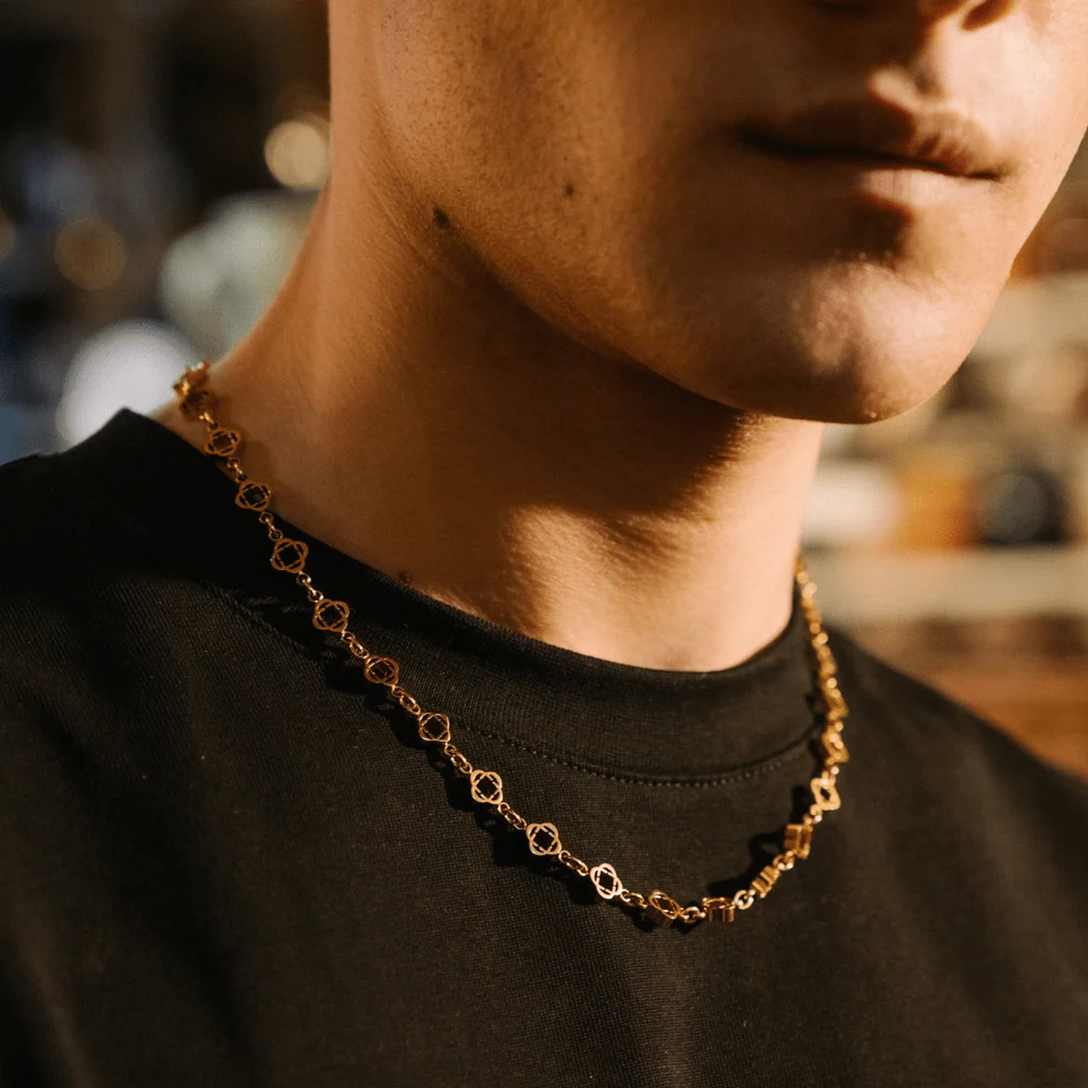 Clover Link Necklace — view 3