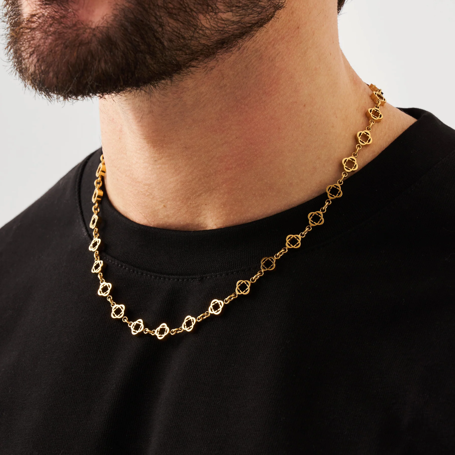 Clover Link Necklace — view 7