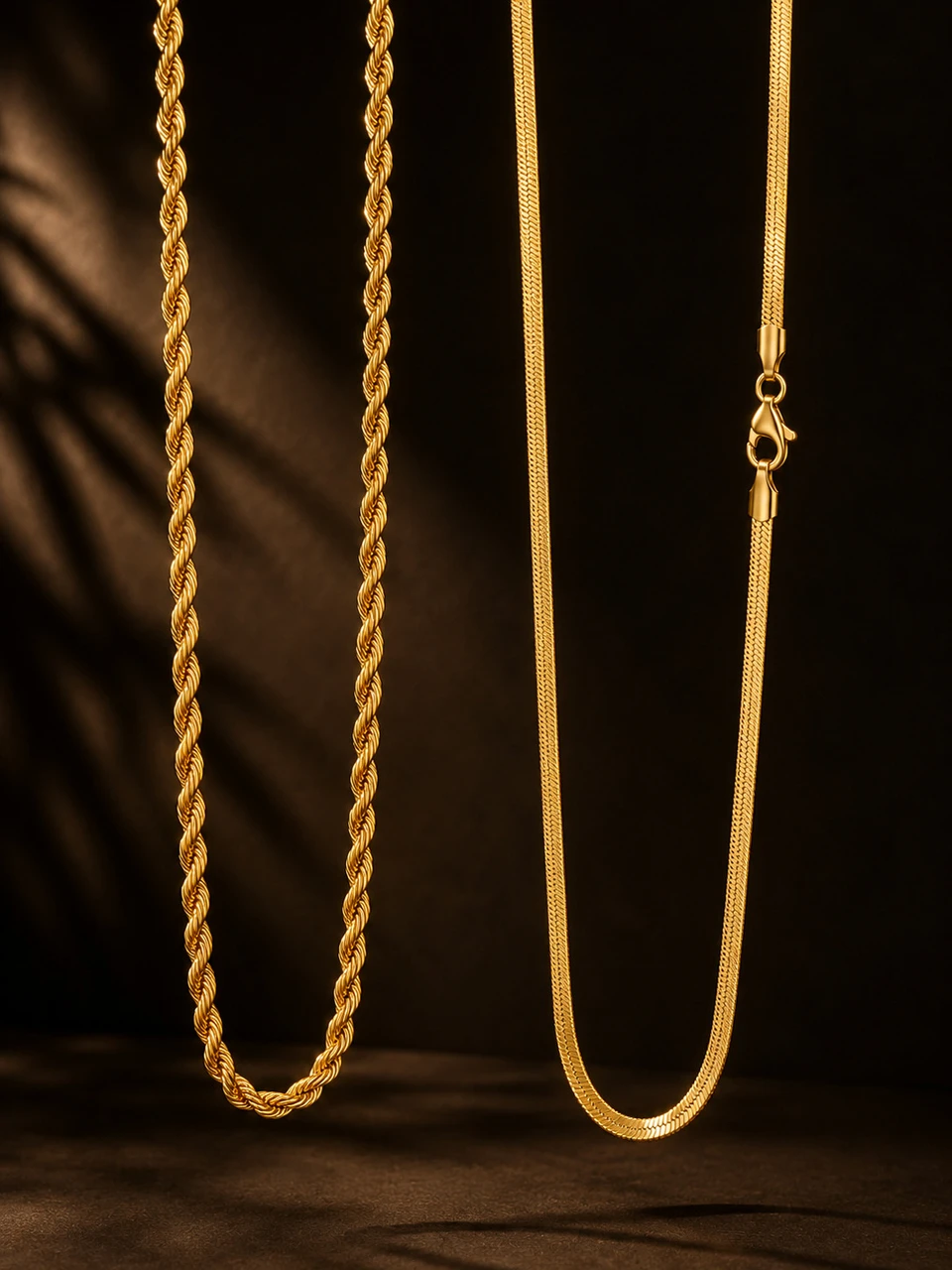 Solid Gold Rope Chain — view 4