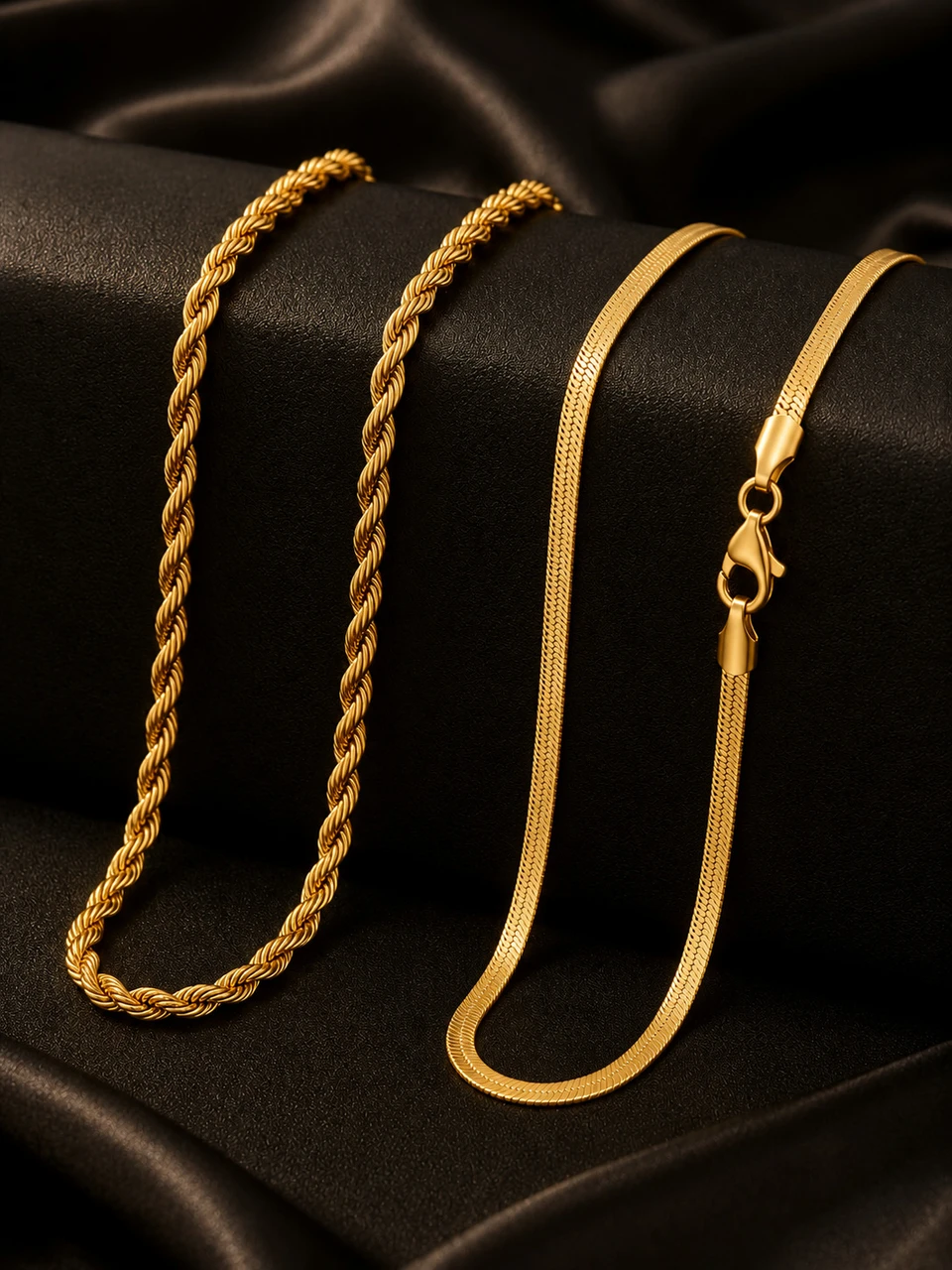 Solid Gold Rope Chain — view 5