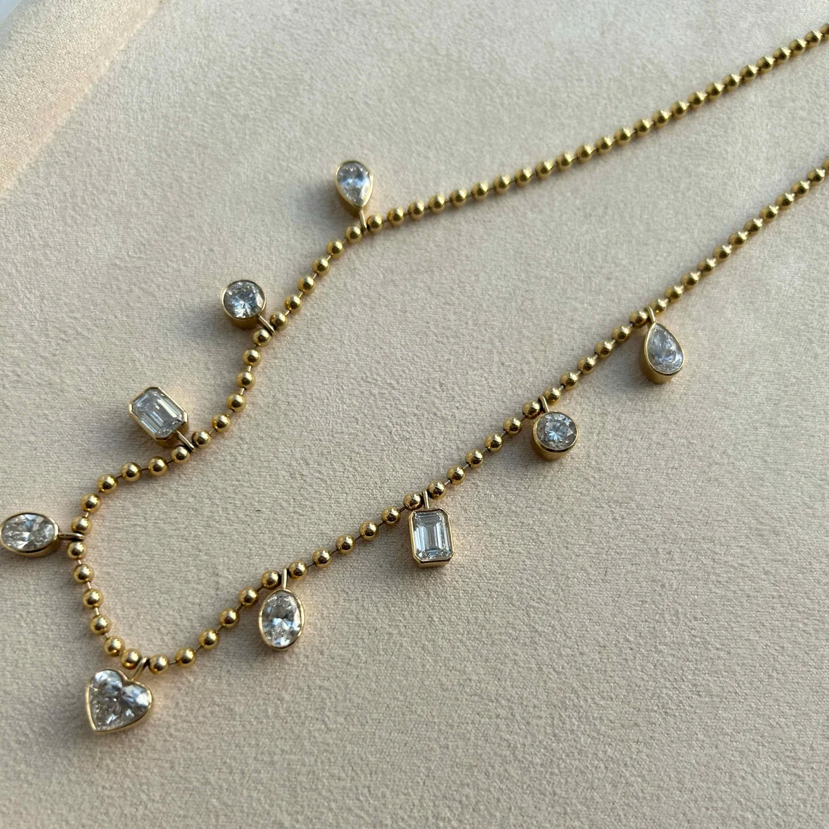 Poppy Bezel Diamond Charm
