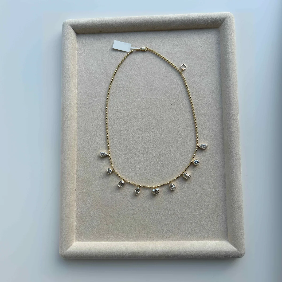 Poppy Bezel Diamond Charm — view 5