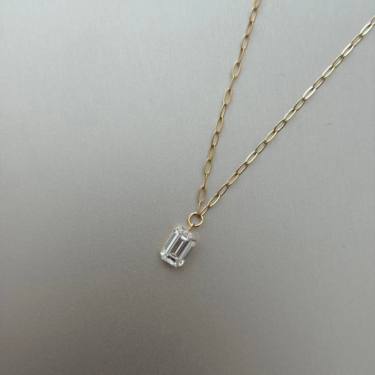 Mia Emerald Cut Diamond — view 3