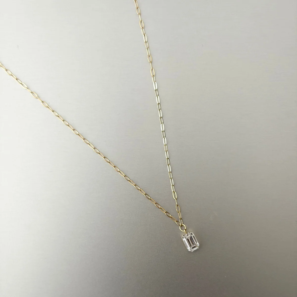 Mia Emerald Cut Diamond — view 4