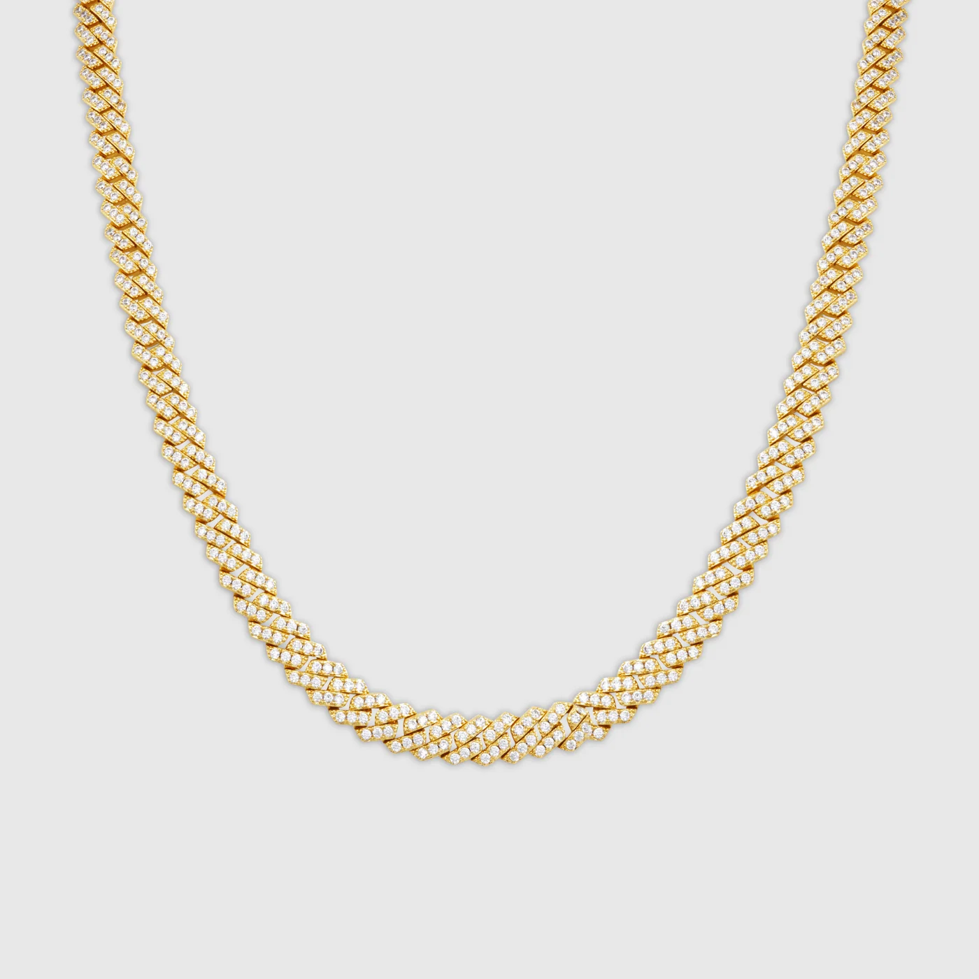 Prong Link Iced Cuban