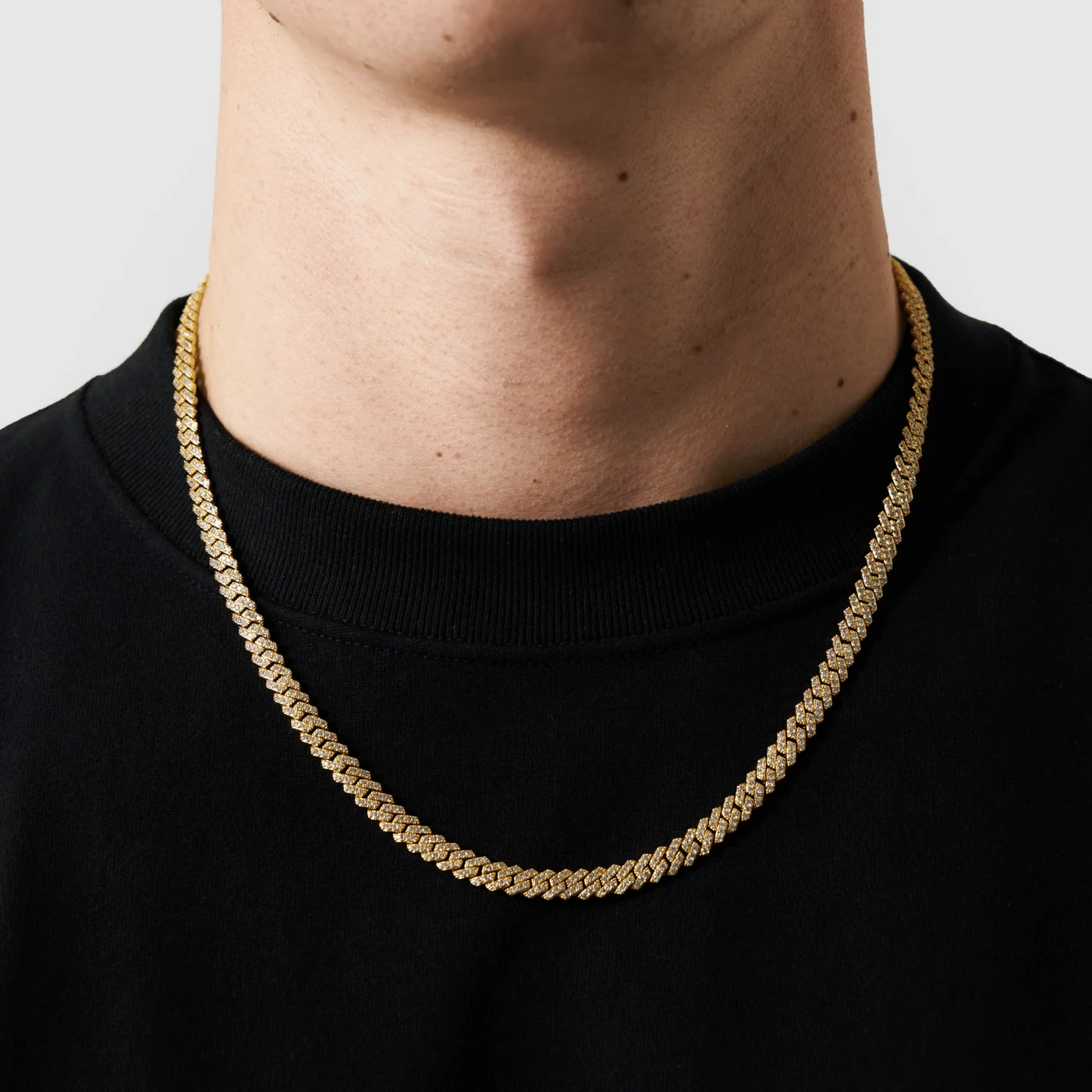 Prong Link Iced Cuban — view 3
