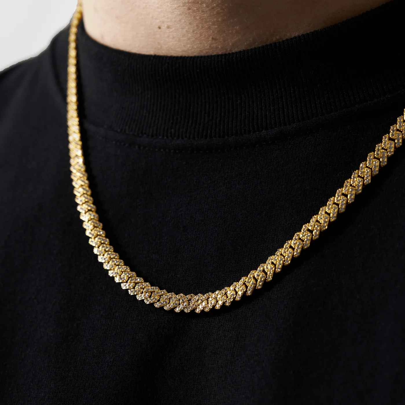 Prong Link Iced Cuban — view 4