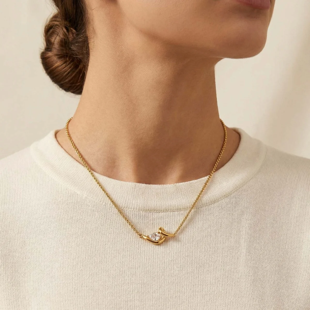 Nayla Double-layered Necklace — view 3