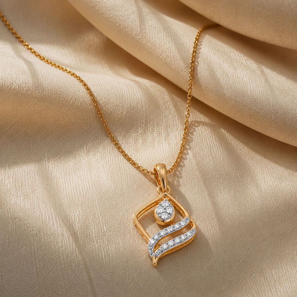 Eternal Sparkle Solitaire Pendant — view 2