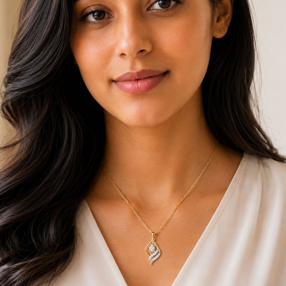 Eternal Sparkle Solitaire Pendant — view 4