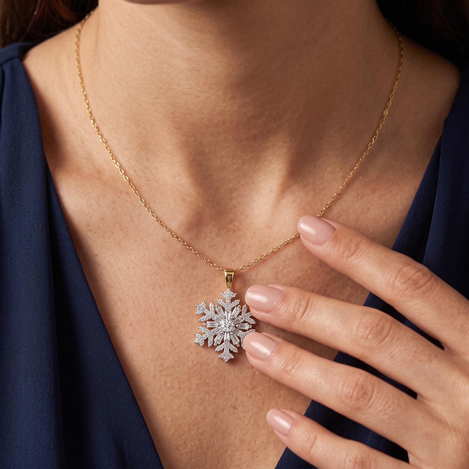 Pure Grace Solitaire Pendant — view 6