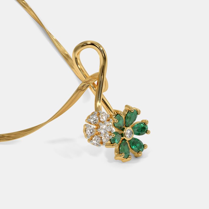 Dew Drop Diamond Pendant — view 2