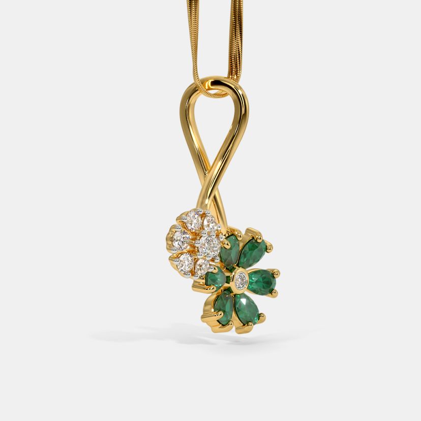 Dew Drop Diamond Pendant — view 3