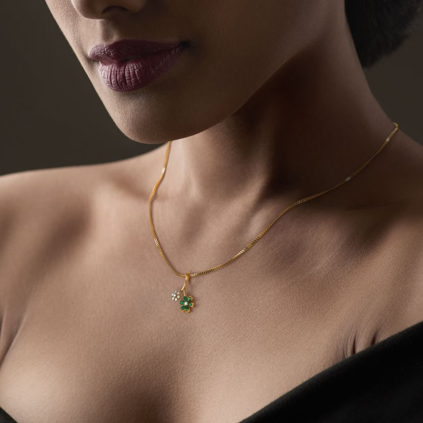 Dew Drop Diamond Pendant — view 5