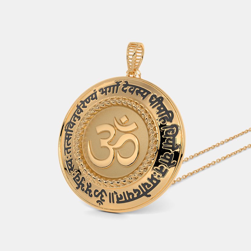 Sacred Om Gold Pendant