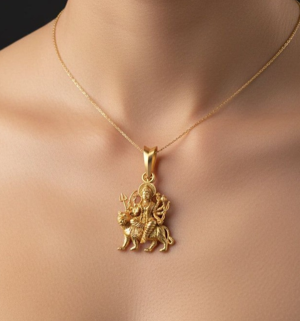 Auspicious Gold Pendant