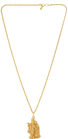 Auspicious Gold Pendant — view 2
