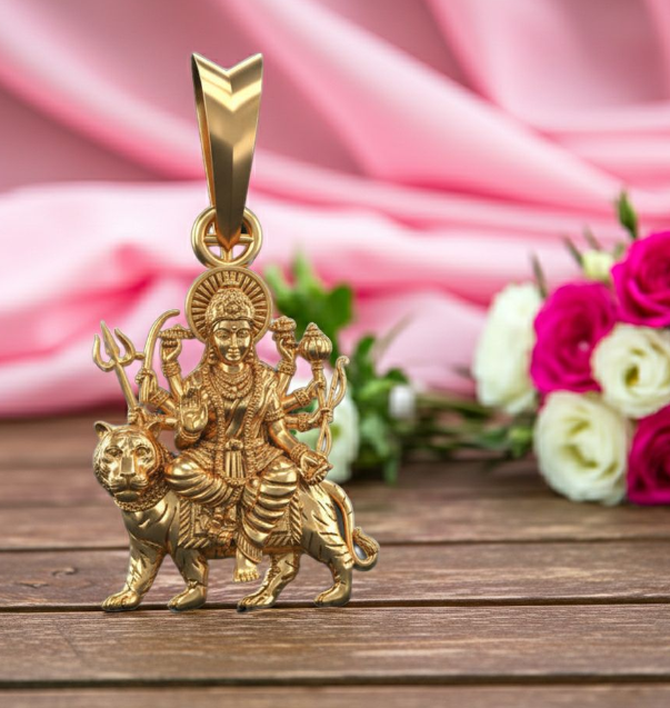 Auspicious Gold Pendant — view 4