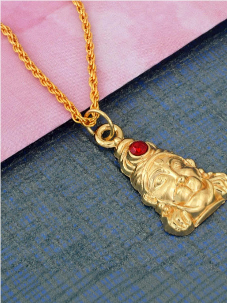 Hanuman Gold Pendant — view 2