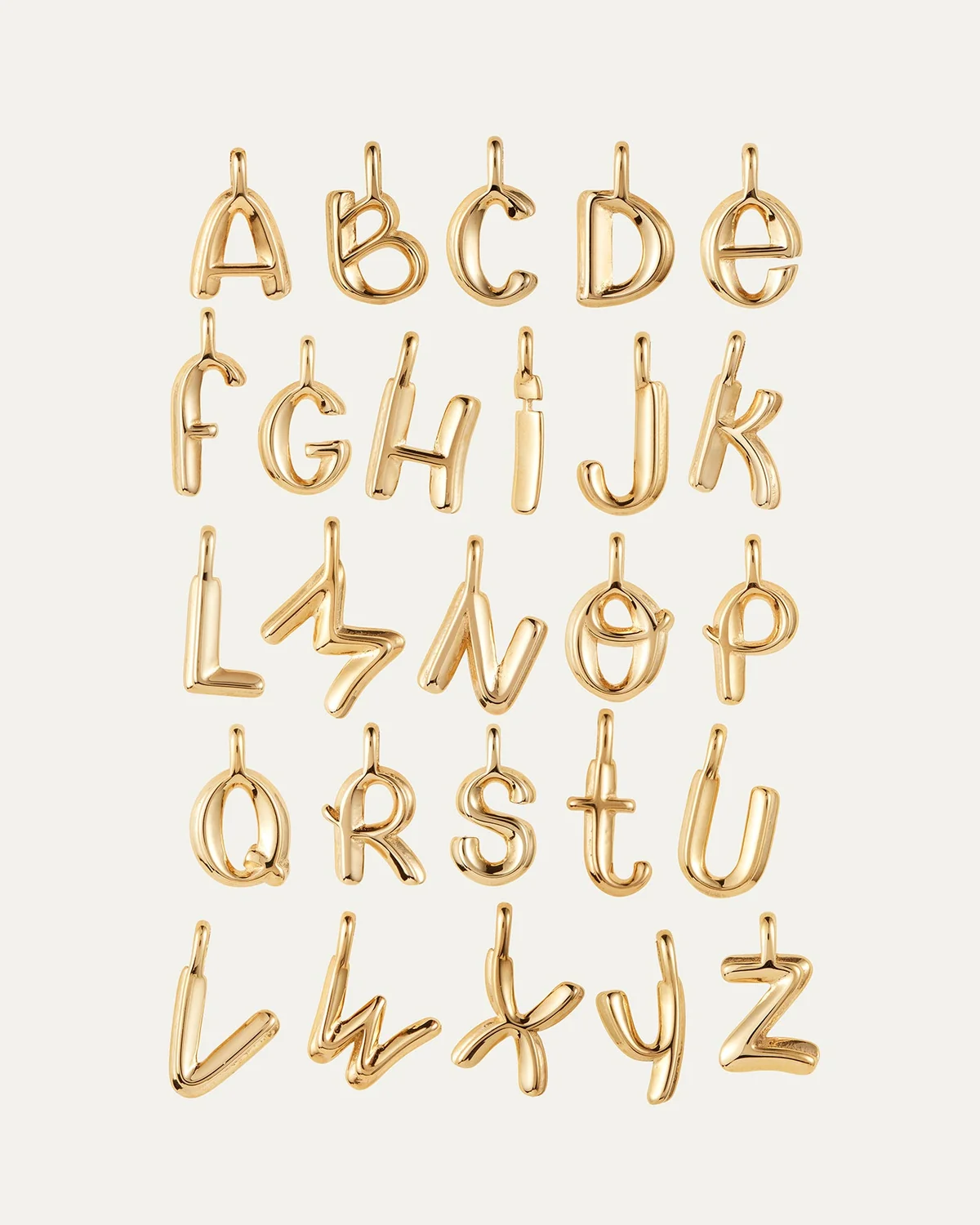 Classic Initial Letter Pendant (A-Z Available) — view 4