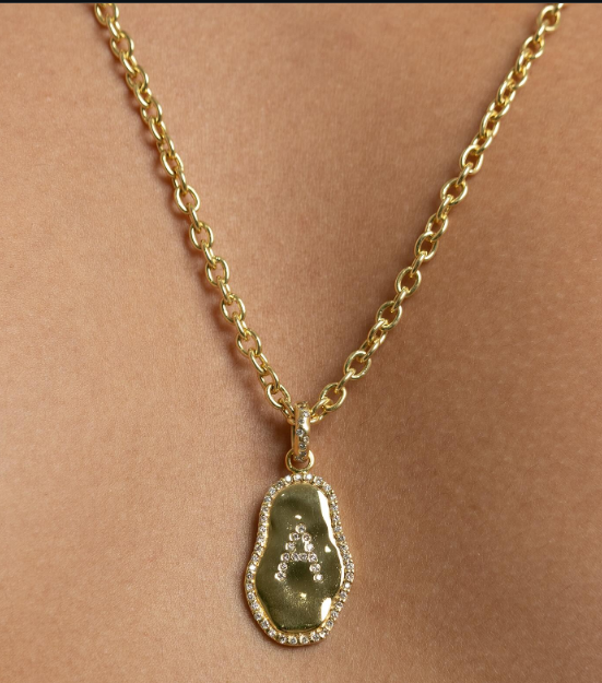 Dainty Alphabet Charm Pendant