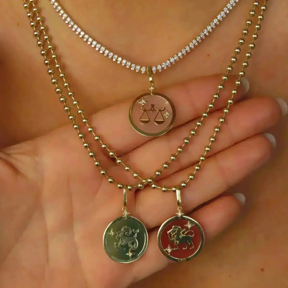 Virgo Birthstone Pendant — view 2