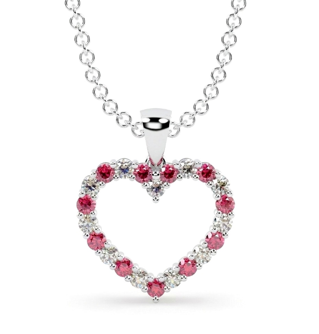 Blooming Love Heart Pendant — view 4