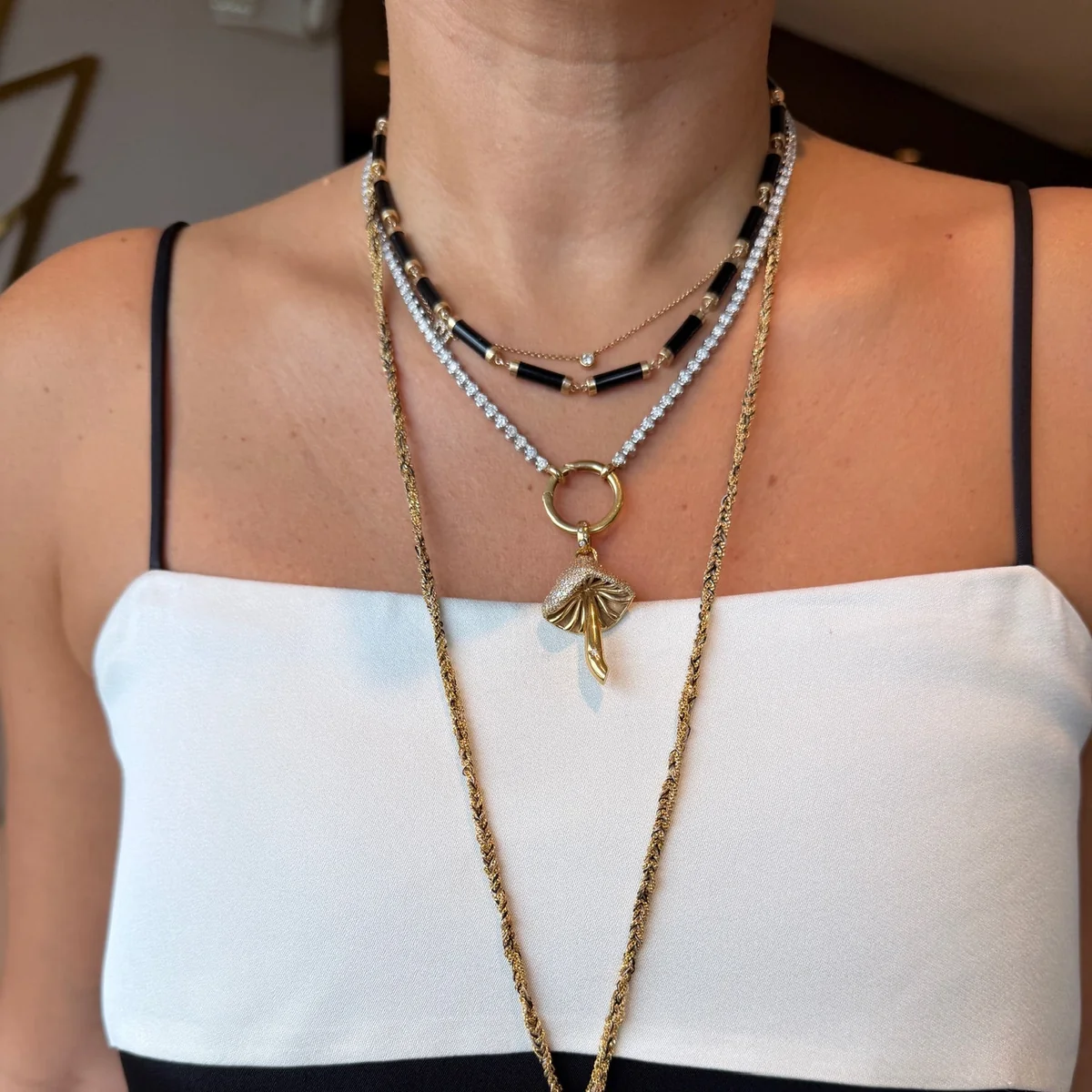 Blossom Gemstone Pendant — view 5