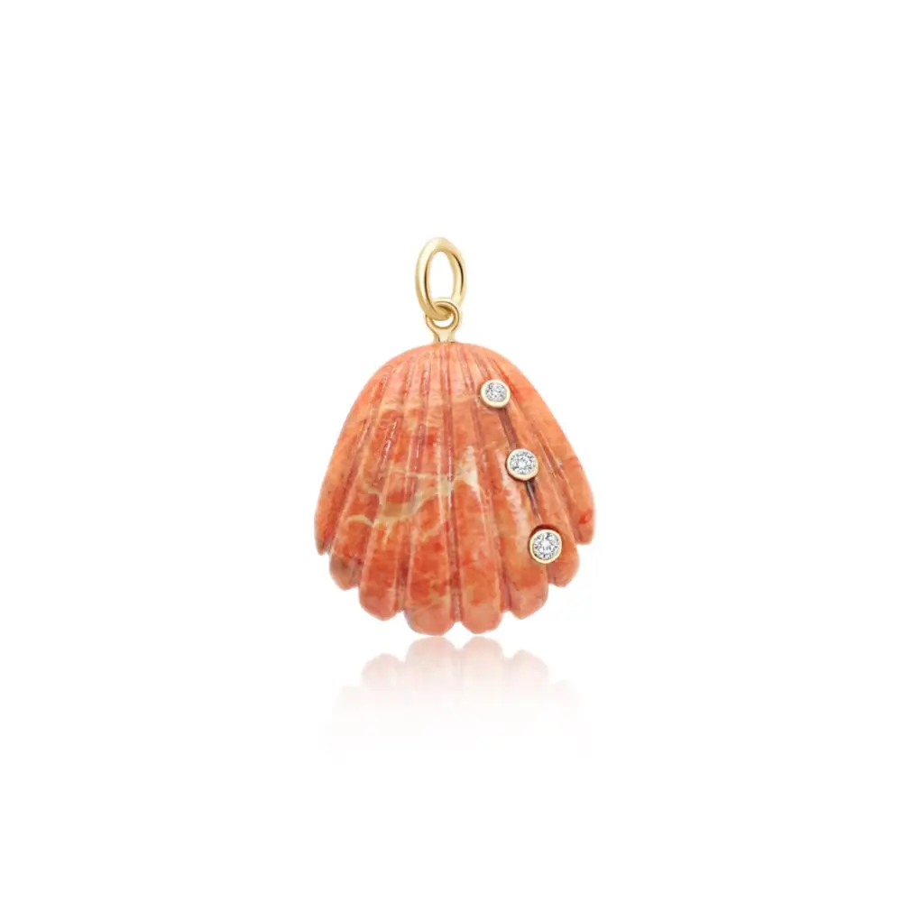 Vintage Gemstone Bunch Pendant — view 2
