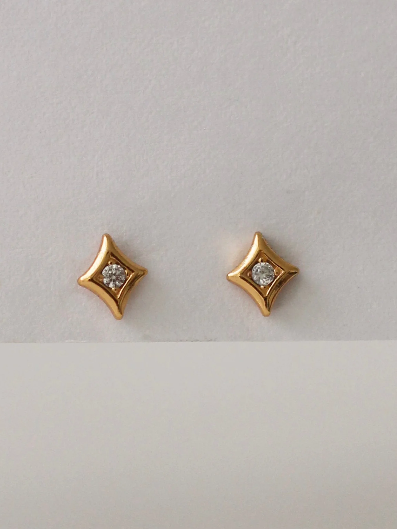 Simple Gold Stud Earrings