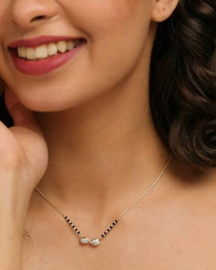 American Diamond Mangalsutra — view 3