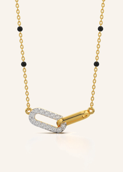 AD Stone Mangalsutra