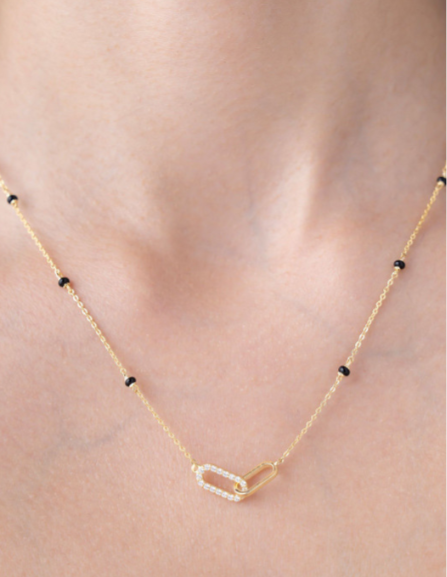 AD Stone Mangalsutra — view 4